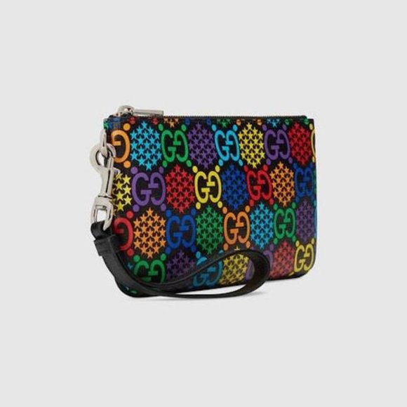 NWT Gucci GG Psychedelic Wristlet Zip Pouch - Picture 2 of 6